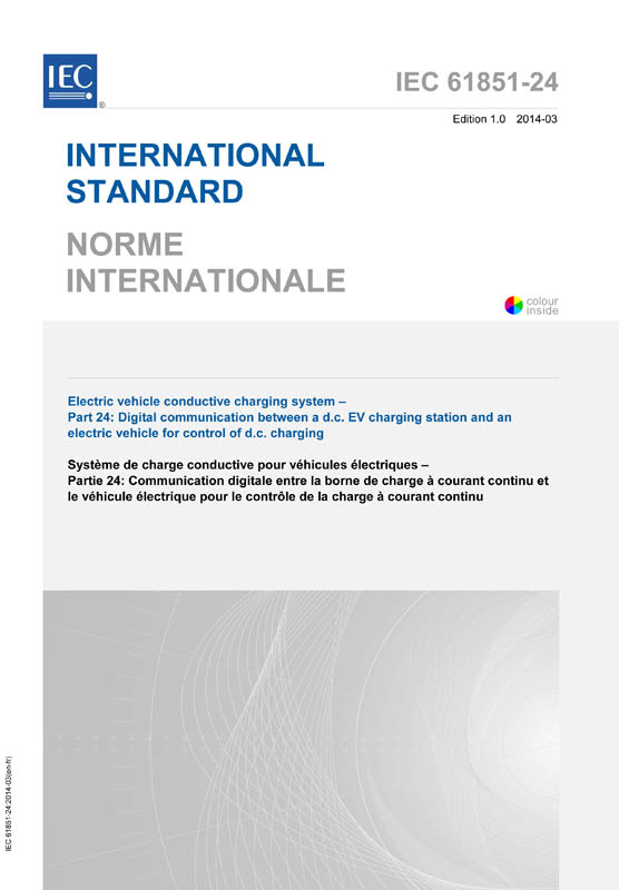 Cover IEC 61851-24:2014